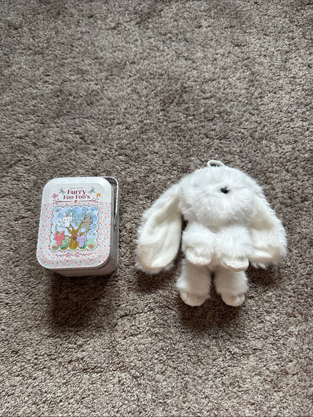 Furry Foo Foo’s Plush Bunny Keychain